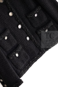 CHANEL 11C Little Black Jacket Tweed Wool CC Button 38 シャネル リトル ブラック ジャケット ツイード ウール ココボタン 即発