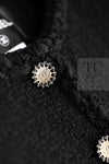 CHANEL 11C Little Black Jacket Tweed Wool CC Button 38 シャネル リトル ブラック ジャケット ツイード ウール ココボタン 即発