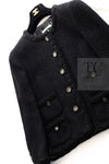 CHANEL 11C Little Black Jacket Tweed Wool CC Button 38 シャネル リトル ブラック ジャケット ツイード ウール ココボタン 即発