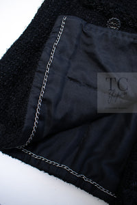 CHANEL 11C Little Black Jacket Tweed Wool CC Button 38 シャネル リトル ブラック ジャケット ツイード ウール ココボタン 即発