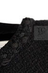 CHANEL 11C Little Black Jacket Tweed Wool CC Button 38 シャネル リトル ブラック ジャケット ツイード ウール ココボタン