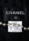 CHANEL 11C Little Black Jacket Tweed Wool CC Button 40 シャネル リトル ブラック ジャケット ツイード ウール ココボタン 即発