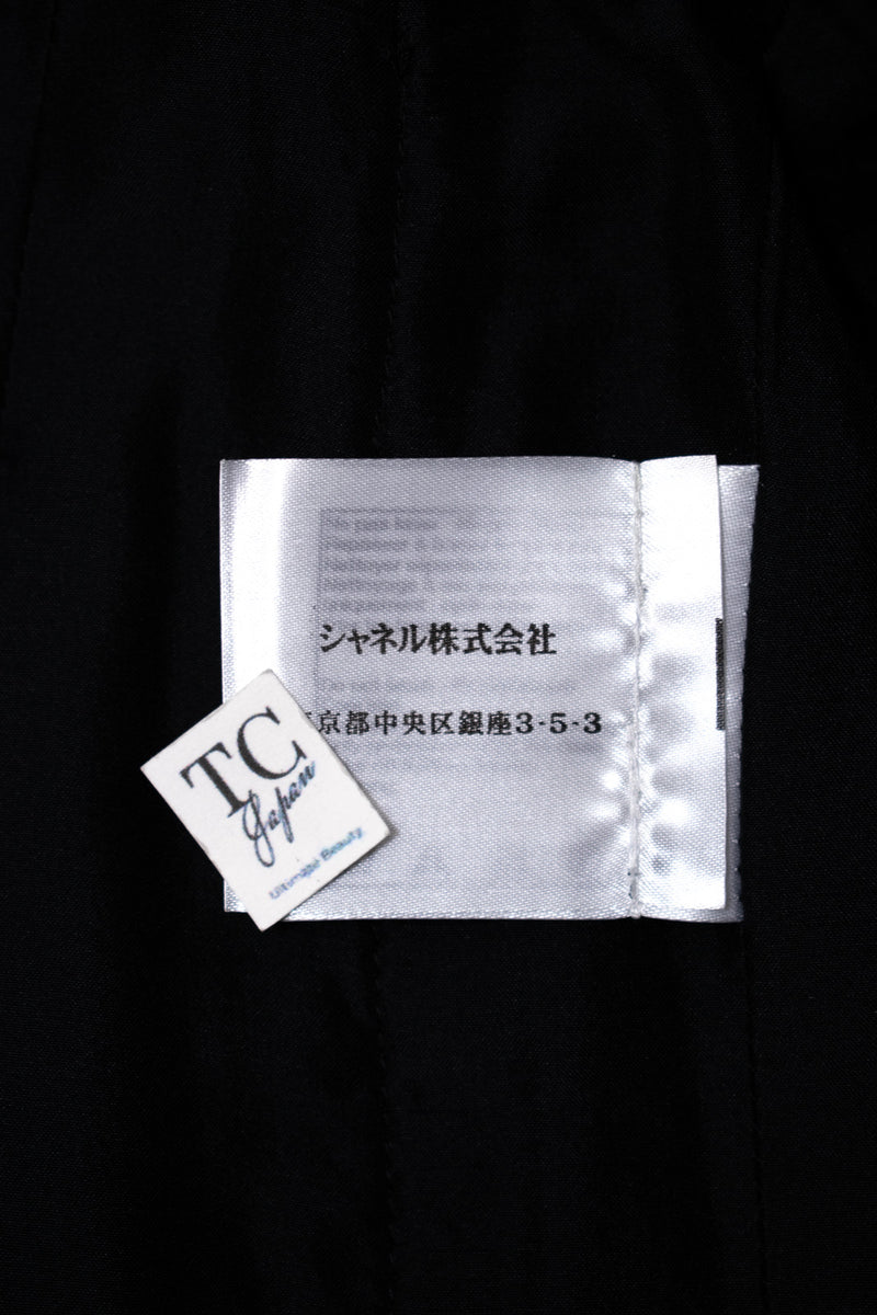 CHANEL 11C Little Black Jacket Tweed Wool CC Button 40 シャネル リトル ブラック ジャケット ツイード ウール ココボタン 即発