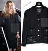 CHANEL 11C Little Black Jacket Tweed Wool CC Button 38 シャネル リトル ブラック ジャケット ツイード ウール ココボタン 即発