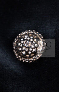 CHANEL 10S Black Gold CC Logo Velvet Cotton Jacket 40 42 シャネル ブラック ゴールド ココマーク ベロア コットン ジャケット 即発