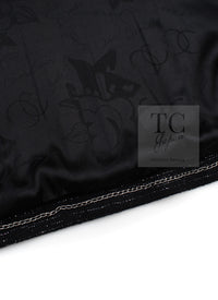 CHANEL 09A Black Metallic Silver Wool Jacket 36 38 シャネル ブラック メタリック ウール ジャケット 即発