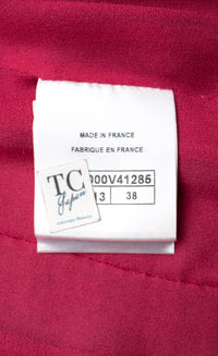 CHANEL 16A Magenta Pink Metallic Zipper Tweed Jacket 36 38 シャネル マジェンダ ラズベリー ピンク メタリック ジッパー ツイード ジャケット 即発 - TC JAPAN