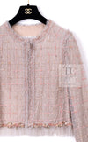 CHANEL 09S Beige Beaded Trim Jacket 38 シャネル ベージュ ビーズ トリミング ジャケット サラ・ジェシカ・パーカー着用 即発