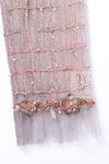 CHANEL 09S Beige Beaded Trim Jacket 38 シャネル ベージュ ビーズ トリミング ジャケット サラ・ジェシカ・パーカー着用 即発