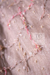 CHANEL 09S Beige Beaded Trim Jacket 38 シャネル ベージュ ビーズ トリミング ジャケット サラ・ジェシカ・パーカー着用 即発