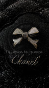 CHANEL 09A Black Quilted Wool Jacket Cardigan 36 38 40 シャネル ブラック キルト ウール ジャケット カーディガン 即発