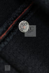 CHANEL 09PF Black Red Trim Moscow Wool Tweed Jacket 34 40 42 シャネル ブラック レッド トリム ロマノフ ウール ツイード ジャケット 即発