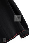 CHANEL 09PF Black Red Trim Moscow Wool Tweed Jacket 34 40 42 シャネル ブラック レッド トリム ロマノフ ウール ツイード ジャケット 即発