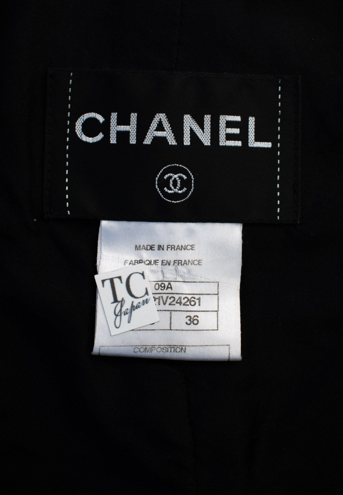 シャネル ジャケット CHANEL 09PF ブラック レッド トリム ロマノフ ウール ツイード 34 42 Black Red Trim Moscow Wool Tweed Jacket - TC JAPAN