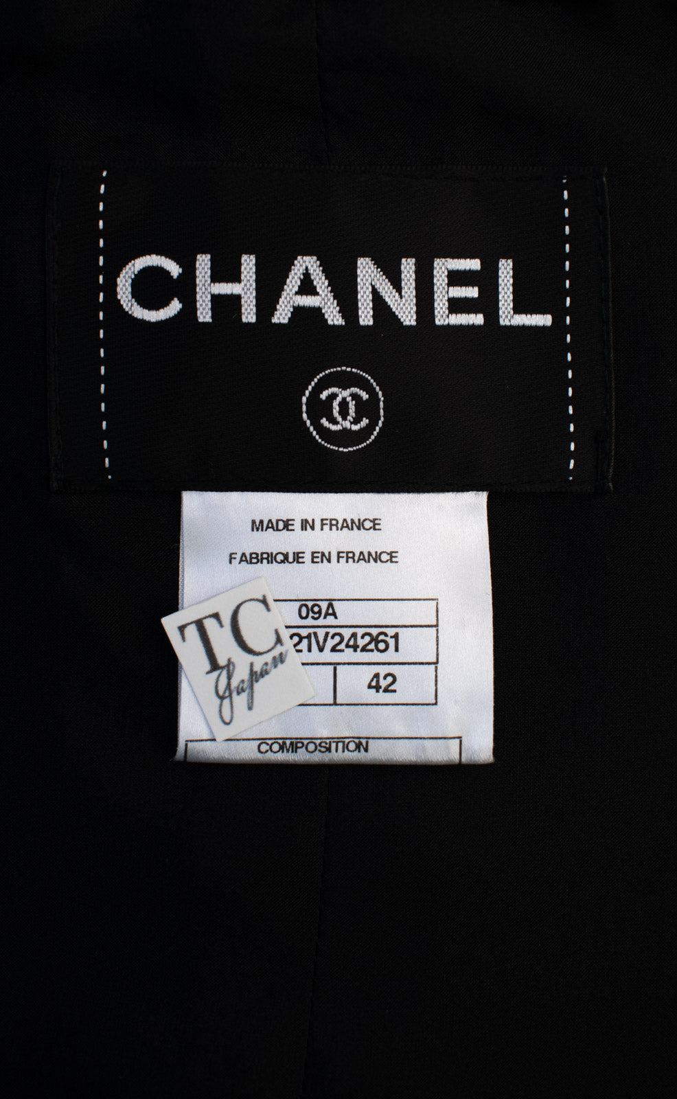 シャネル ジャケット CHANEL 09PF ブラック レッド トリム ロマノフ ウール ツイード 34 42 Black Red Trim Moscow Wool Tweed Jacket - TC JAPAN