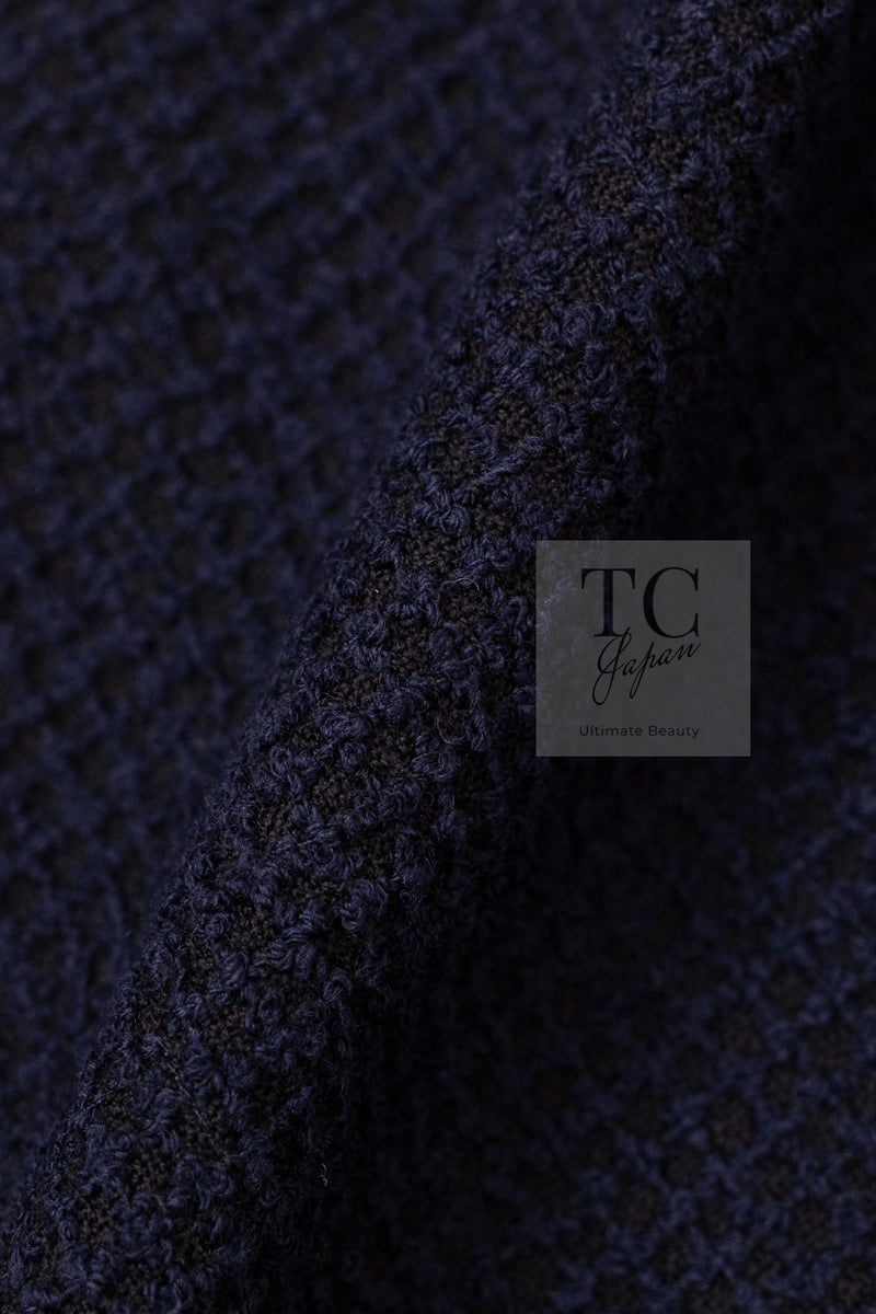 CHANEL 16S Navy Epaulettes Trimming Wool Jacket 38 シャネル ネイビー 肩章 ココマーク ボタン ウール ジャケット 即発