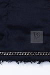 CHANEL 16S Navy Epaulettes Trimming Wool Jacket 38 シャネル ネイビー 肩章 ココマーク ボタン ウール ジャケット 即発