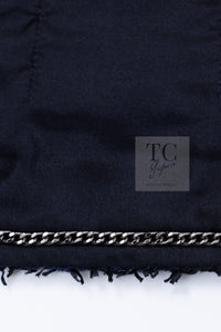 CHANEL 16S Navy Epaulettes Trimming Wool Jacket 38 シャネル ネイビー 肩章 ココマーク ボタン ウール ジャケット 即発