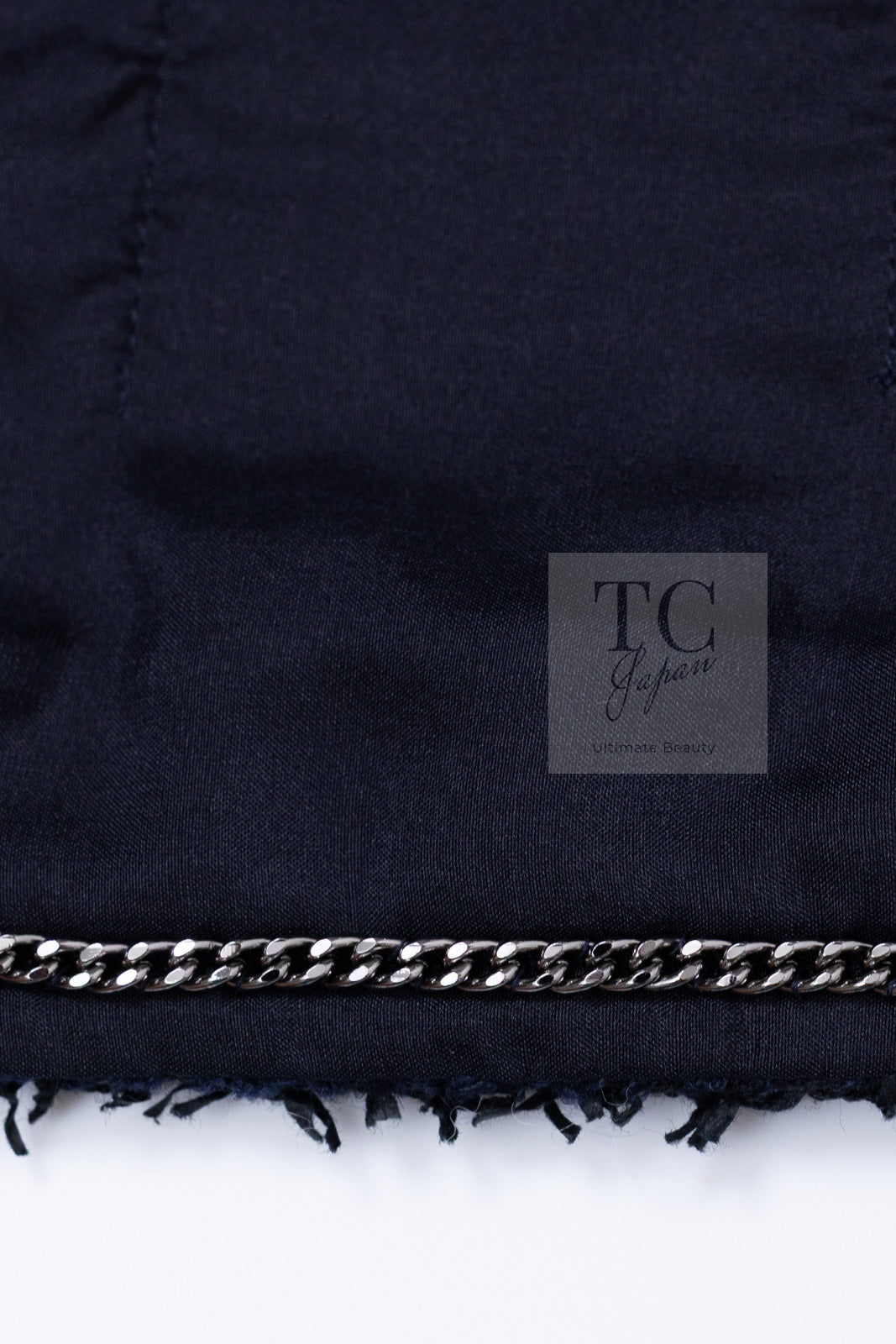 CHANEL 16S Navy Epaulettes Trimming Wool Jacket 38 シャネル ネイビー 肩章 ココマーク ボタン ウール ジャケット 即発