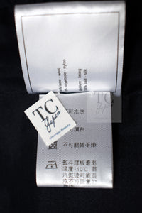 CHANEL 16S Navy Epaulettes Trimming Wool Jacket 38 シャネル ネイビー 肩章 ココマーク ボタン ウール ジャケット 即発