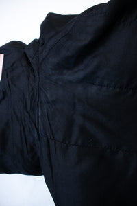CHANEL 16S Navy Epaulettes Trimming Wool Jacket 38 | UK