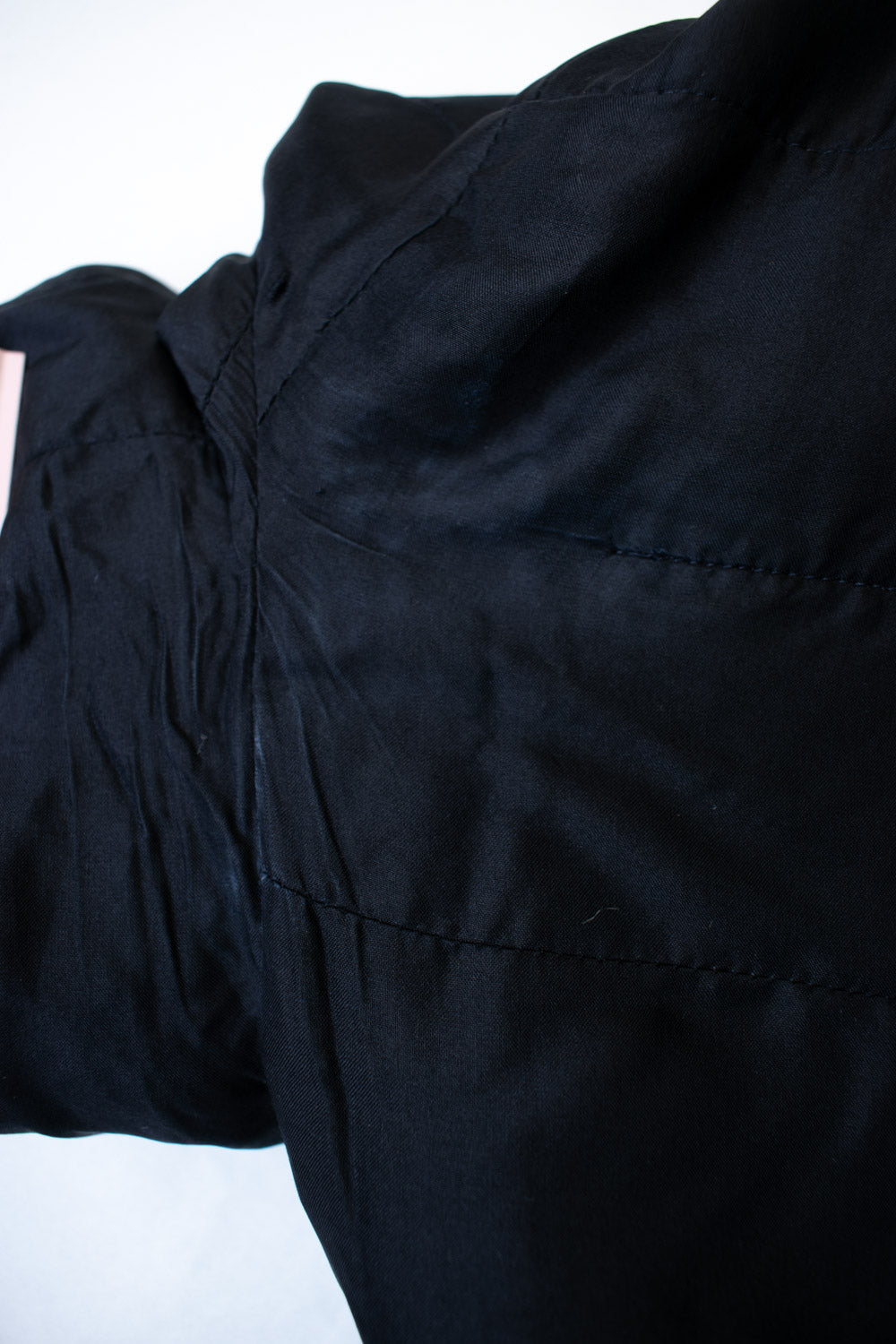 CHANEL 16S Navy Epaulettes Trimming Wool Jacket 38 | UK