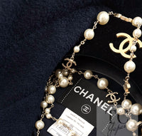 CHANEL 08A Dark Navy Wool Big Lion Button Jacket Coat 36 シャネル ダーク ネイビー ウール 大きい ライオン ボタン ジャケット コート 即発