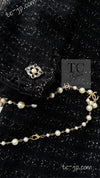 CHANEL 07PF Black Metallic Long Tweed Coat Jacket 38 40 シャネル ブラック メタリック ロング ツイード コート ジャケット 即発