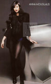 CHANEL 07PF Black Metallic Long Tweed Coat Jacket 38 40 シャネル ブラック メタリック ロング ツイード コート ジャケット 即発