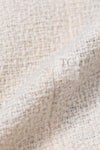 CHANEL 10PF Ivory Blade Trim Wool Tweed Jacket 38 シャネル アイボリー ブレイド トリム ウール ツイード ジャケット 即発