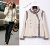 CHANEL 10PF Ivory Blade Trim Wool Tweed Jacket 38 シャネル アイボリー ブレイド トリム ウール ツイード ジャケット 即発
