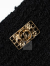 CHANEL 11PF Black Gold Gripoix Buttons Wool Jacket Skirt Suit Cameron Diaz 38 シャネル ブラック ゴールド グリポア宝石ボタン ウール ジャケット スカート スーツ キャメロン ディアス 即発