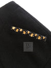 CHANEL 11PF Black Gold Gripoix Buttons Wool Jacket Skirt Suit Cameron Diaz 38 シャネル ブラック ゴールド グリポア宝石ボタン ウール ジャケット スカート スーツ キャメロン ディアス