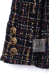 CHANEL 19PF Black Gold Wool Mohair Silk Tweed Jacket 38 シャネル ブラック ゴールド ウール モヘア シルク ツイード ジャケット 即発