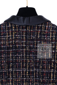 CHANEL 19PF Black Gold Wool Mohair Silk Tweed Jacket 38 シャネル ブラック ゴールド ウール モヘア シルク ツイード ジャケット 即発