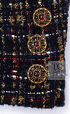 CHANEL 19PF Black Gold Wool Mohair Silk Tweed Jacket 38 シャネル ブラック ゴールド ウール モヘア シルク ツイード ジャケット 即発