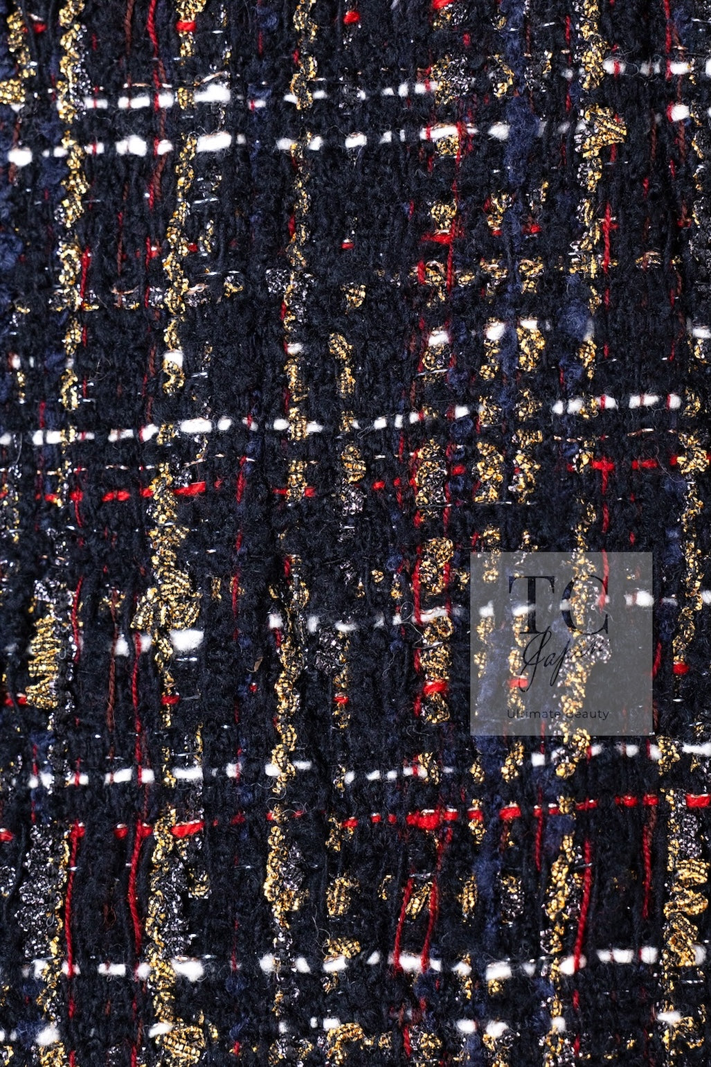 CHANEL 19PF Black Gold Wool Mohair Silk Tweed Jacket 38 シャネル ブラック ゴールド ウール モヘア シルク ツイード ジャケット 即発