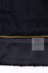 CHANEL 19PF Black Gold Wool Mohair Silk Tweed Jacket 38 シャネル ブラック ゴールド ウール モヘア シルク ツイード ジャケット 即発