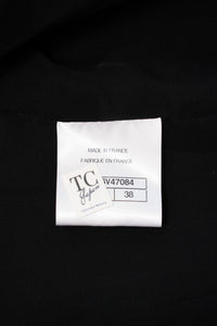 CHANEL 19PF Black Gold Wool Mohair Silk Tweed Jacket 38 シャネル ブラック ゴールド ウール モヘア シルク ツイード ジャケット 即発