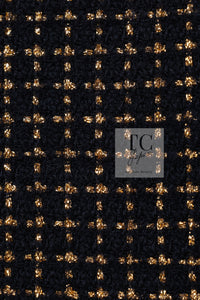 CHANEL 11PF Black Metallic Gold Wood Tweed Jacket 38 シャネル ブラック メタリック ゴールド ウール ツイード ジャケット 即発