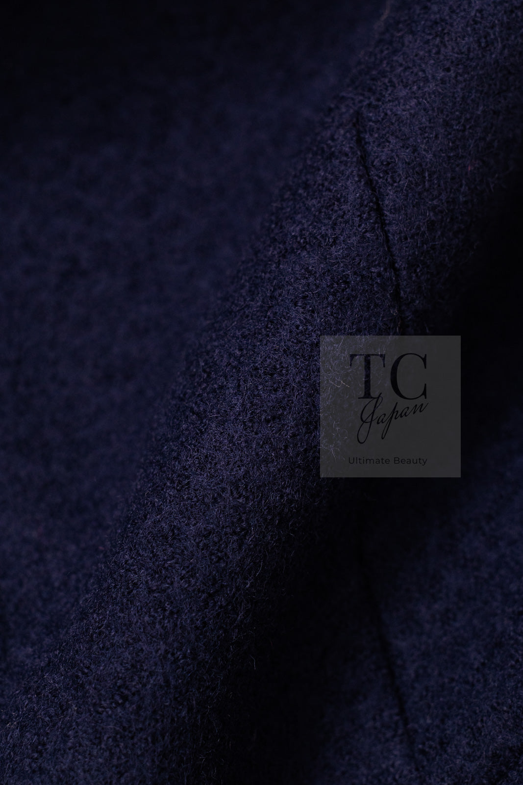 CHANEL 97A Vintage Navy Red Trim Wool Zipup Jacket Coat 36 38 シャネル ヴィンテージ ネイビー レッド トリミング ウール ジッパー ジャケット コート 即発