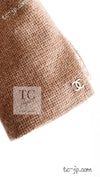 CHANEL 00A Camel Cashmere 100% Zipper Jacket 36 38 シャネル キャメル カシミア ジッパー ジャケット 即発