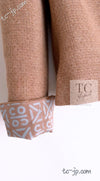 CHANEL 00A Camel Cashmere 100% Zipper Jacket 36 38 シャネル キャメル カシミア ジッパー ジャケット 即発