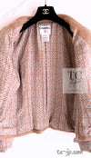 CHANEL 00A Camel Cashmere 100% Zipper Jacket 36 38 シャネル キャメル カシミア ジッパー ジャケット 即発