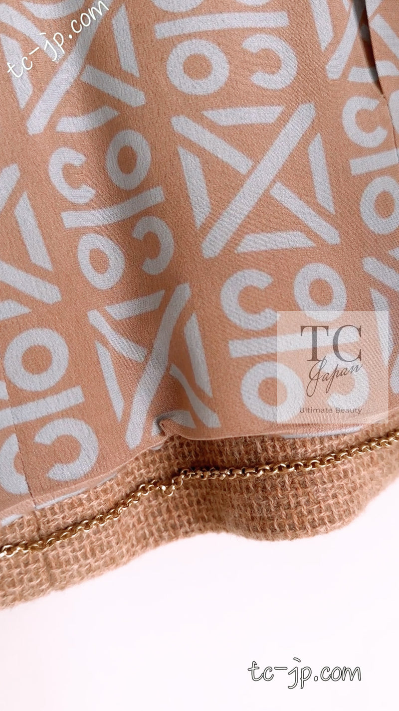 CHANEL 00A Camel Cashmere 100% Zipper Jacket 36 38 シャネル キャメル カシミア ジッパー ジャケット 即発