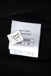 CHANEL 22PF Black White Cotton Wool Collarless Tweed Jacket 34 シャネル ブラック ホワイト コットン ウール ノーカラー ツイード ジャケット 即発