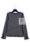 CHANEL 16S Black Multicolor Epaulettes Trimming Jacket 34 36 シャネル ブラック マルチカラー 肩章 ココマーク ボタン ジャケット 即発