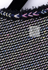 CHANEL 16S Black Multicolor Epaulettes Trimming Jacket 34 36 シャネル ブラック マルチカラー 肩章 ココマーク ボタン ジャケット 即発