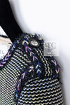 CHANEL 16S Black Multicolor Epaulettes Trimming Jacket 34 36 シャネル ブラック マルチカラー 肩章 ココマーク ボタン ジャケット 即発