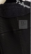 CHANEL 13S Black Pearl Button Mesh Jacket 38 シャネル ブラック パール ボタン メッシュ ジャケット 即発